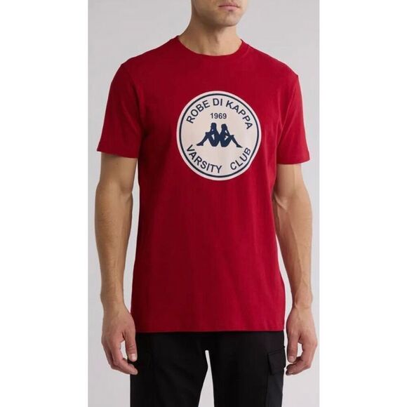 KAPPA X ROBE - NWT - M Sz XXL Giovani Mano Graphic Print Tee in Red Chili Pepper - Picture 13 of 13